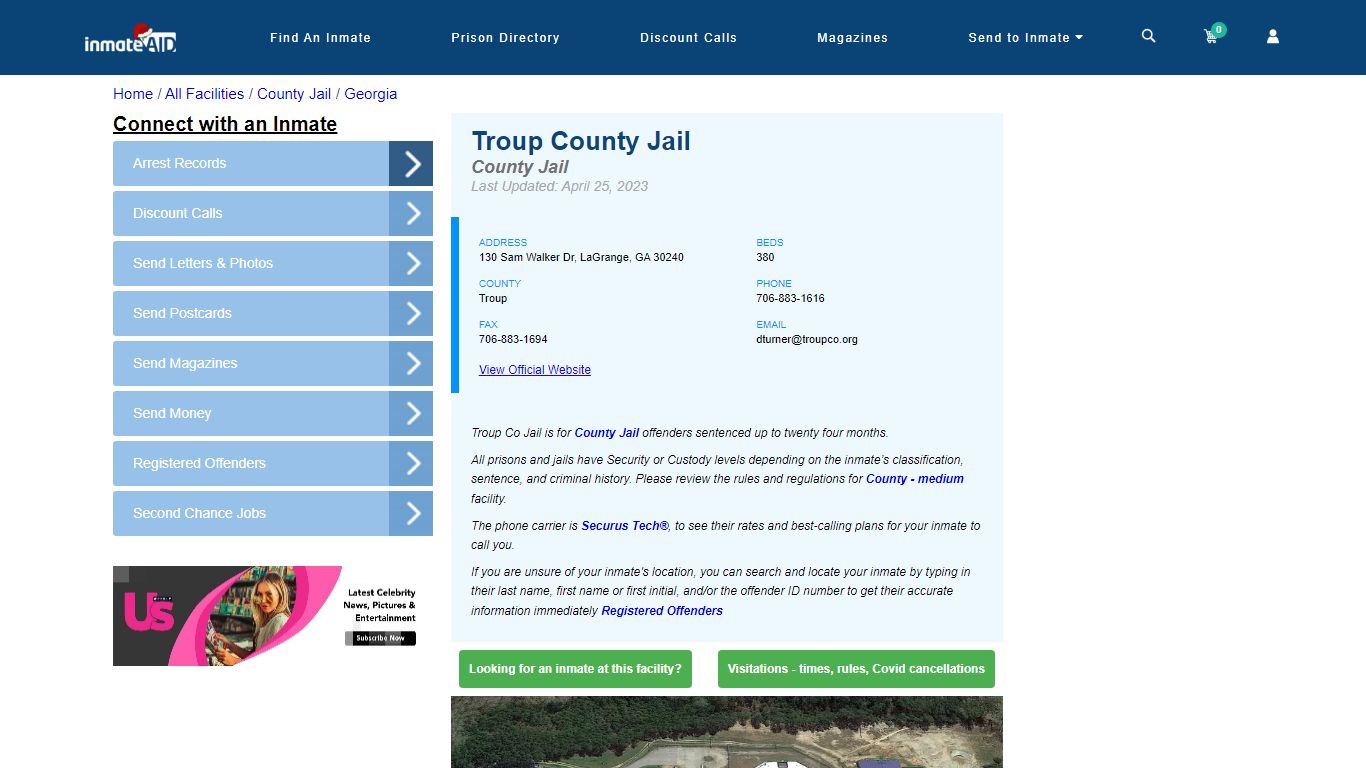 Troup County Jail - Inmate Locator - LaGrange, GA